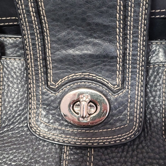 Coach pebble leather Hamilton Satchel bag F13961 - Picture 7 of 16